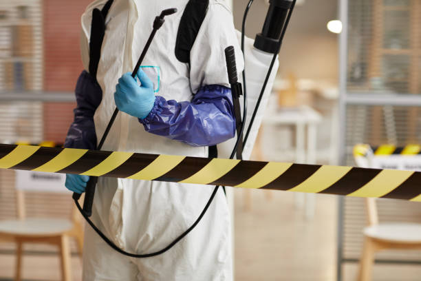 Professional Biohazard technician working in Arlington, OH